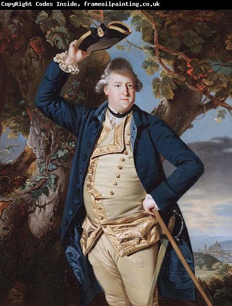 Johann Zoffany George Nassau Clavering, 3rd Earl of Cowper (1738-1789), Florence beyond